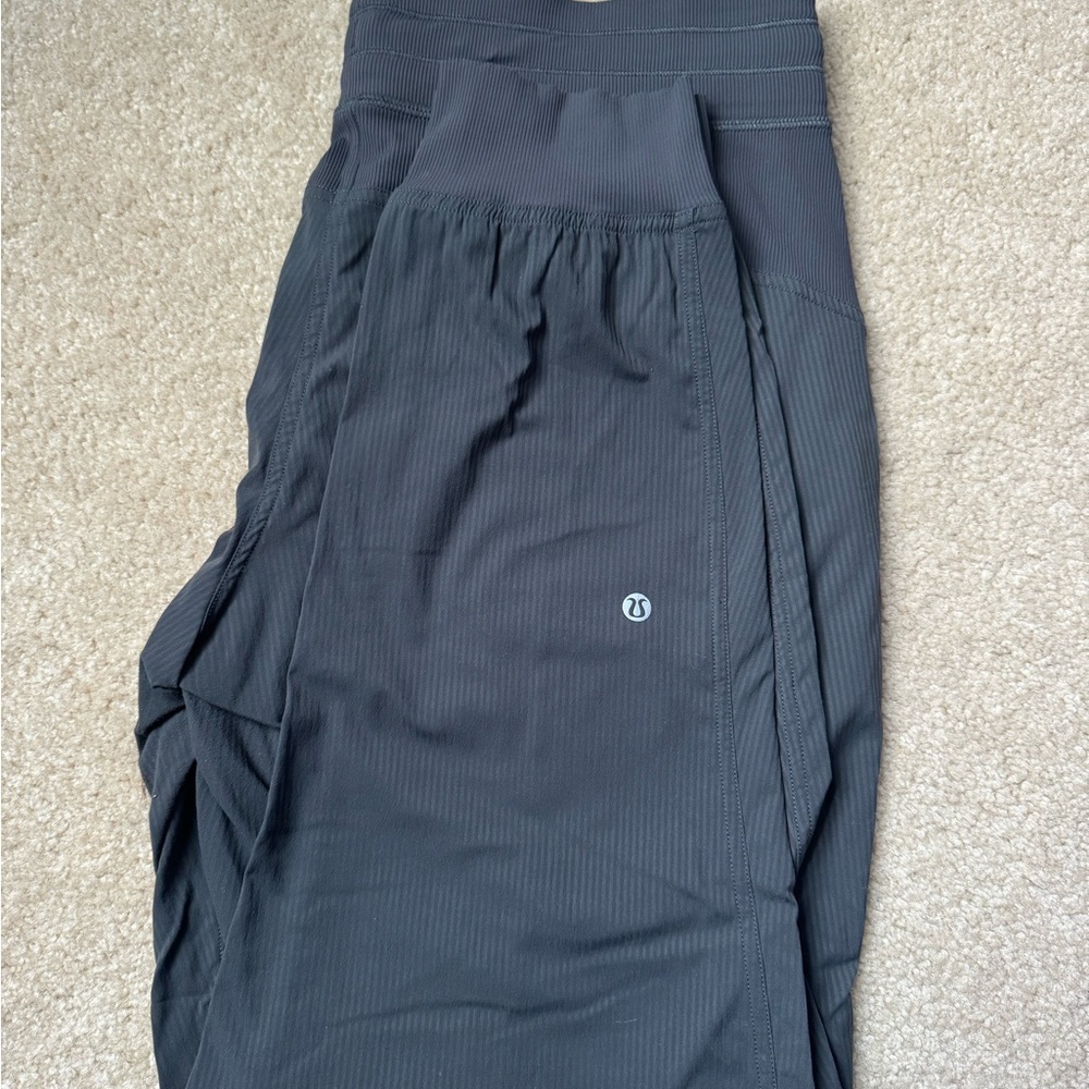 Smokey Grey Lululemon dance studio joggers, regular length